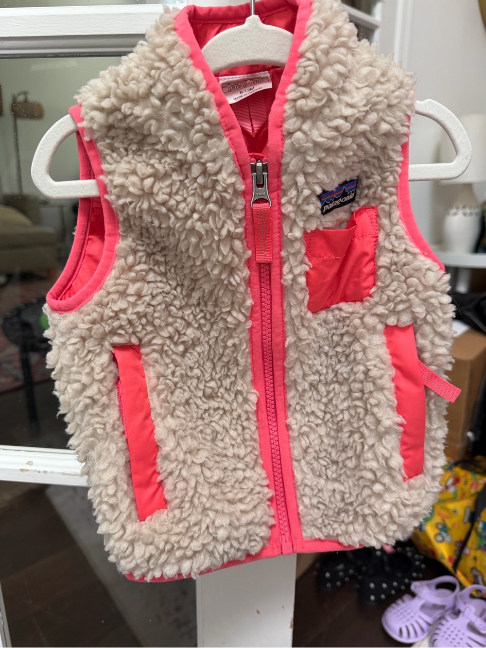 Patagonia Fleece Vest, 6–12 Months